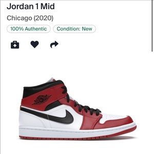 Jordan Mid 1 Chicago